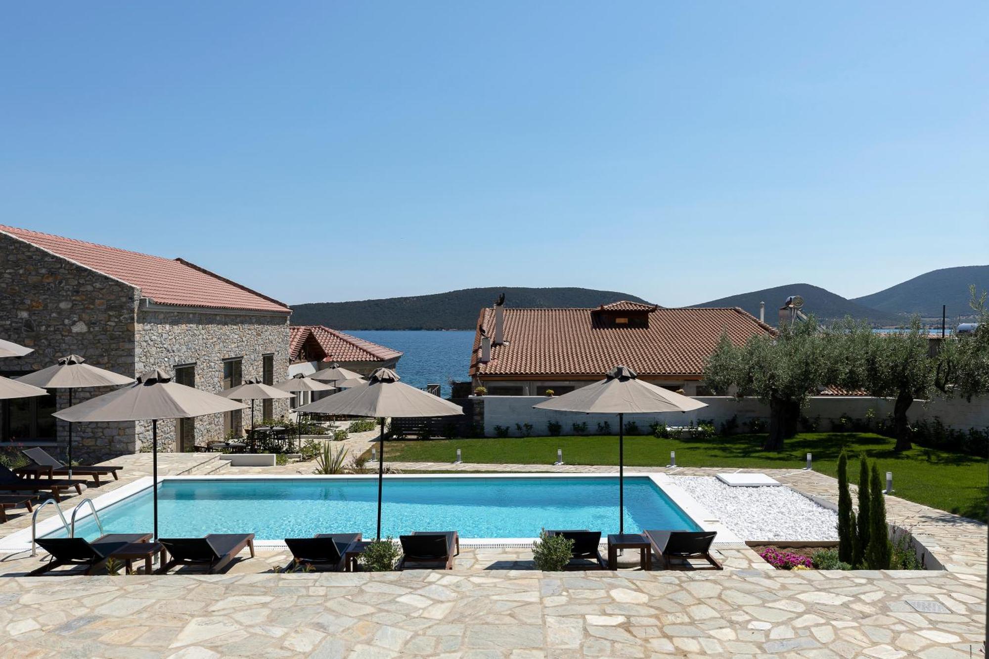 Lichnos Luxury Suites Sourpi Luaran gambar